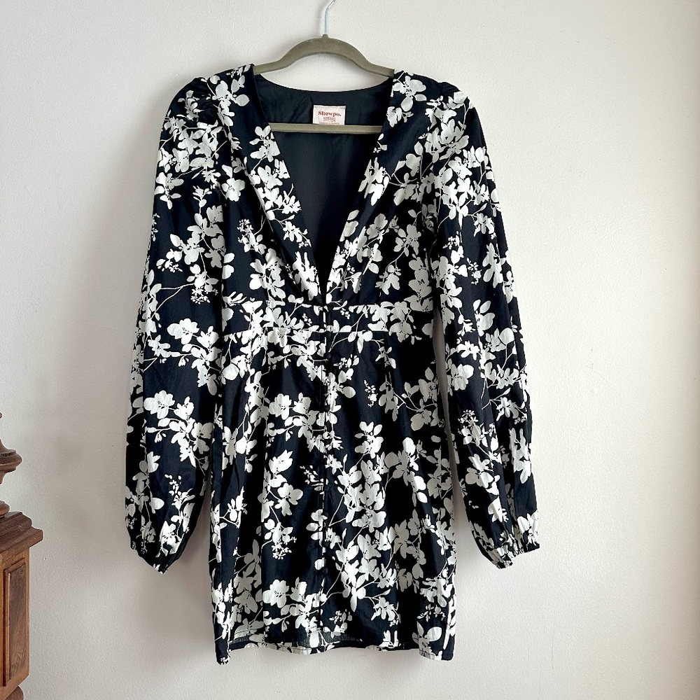 Showpo • Ambretta Mini Dress in‎ Monochromatic Print
